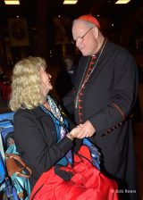 2013 Lourdes Pilgrimage - SUNDAY Cardinal Dolan Presents Malades Medals Pius X (56/71)